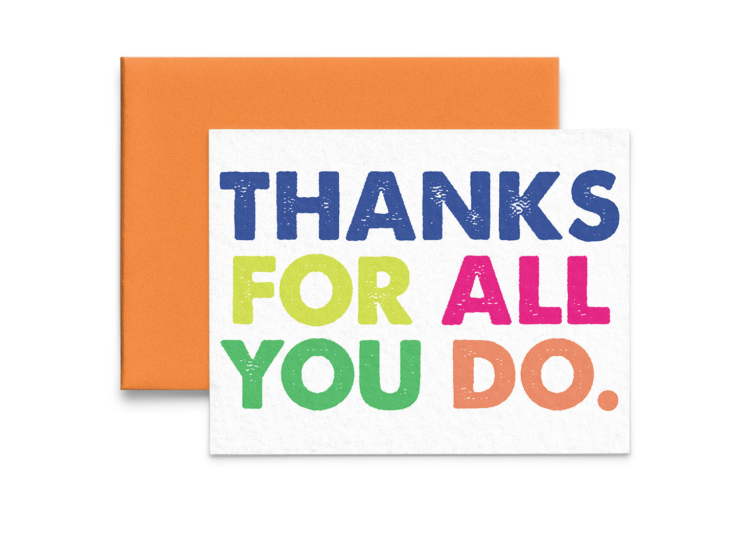 Thanks for All You Do Thank You Greeting Card