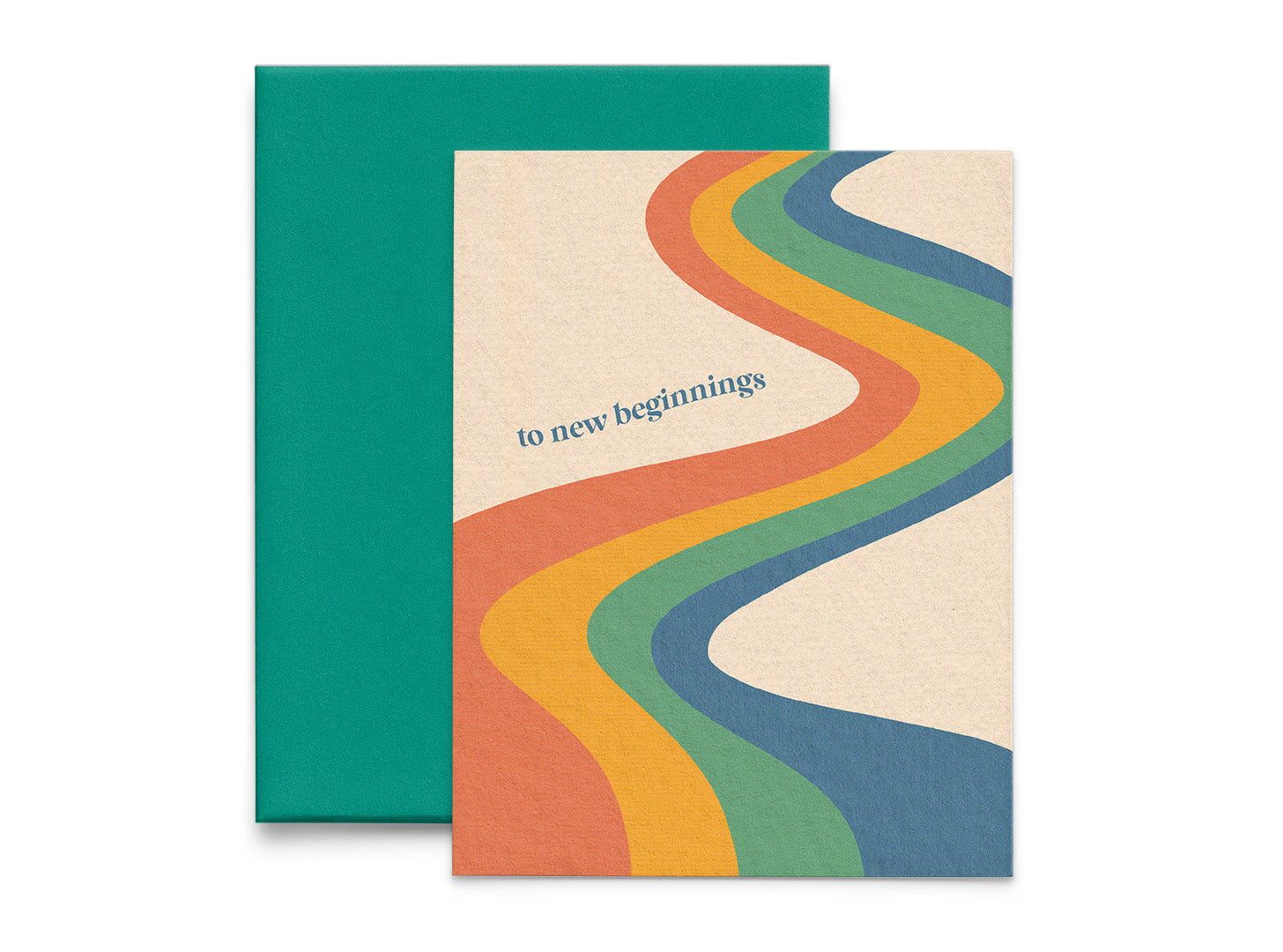 To New Beginnings Congratulations Greeting Card